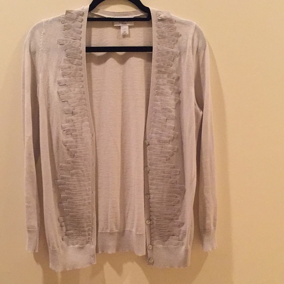 Ann Taylor tan cardigan - Picture 2 of 5